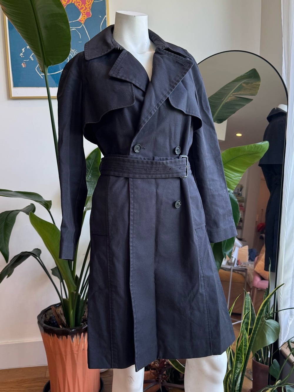 Comptoir des Cotonniers Classic Black Catherine Trench